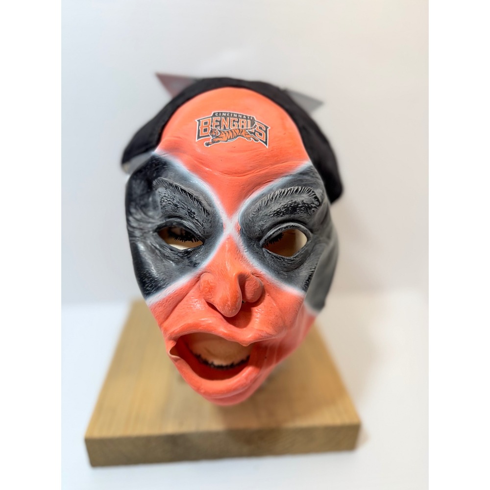 Cincinnati Bengals Fan‎ Face Rally Cap + Mask — NFL Novelty Hat, Football, Fans